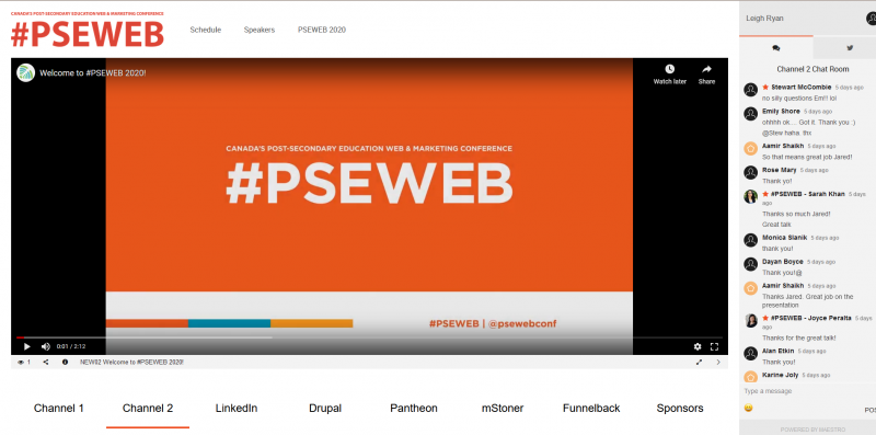 PSEWEB streaming platform
