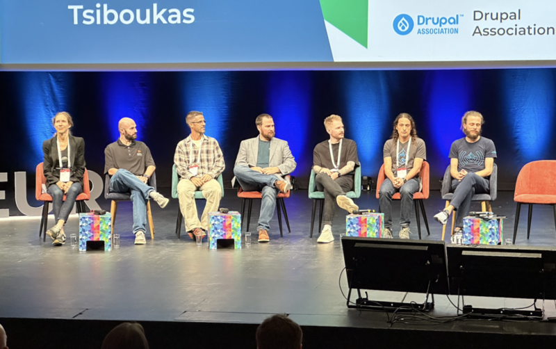 Sept responsables d'initiatives stratégiques montent sur scène à la DrupalCon Lille